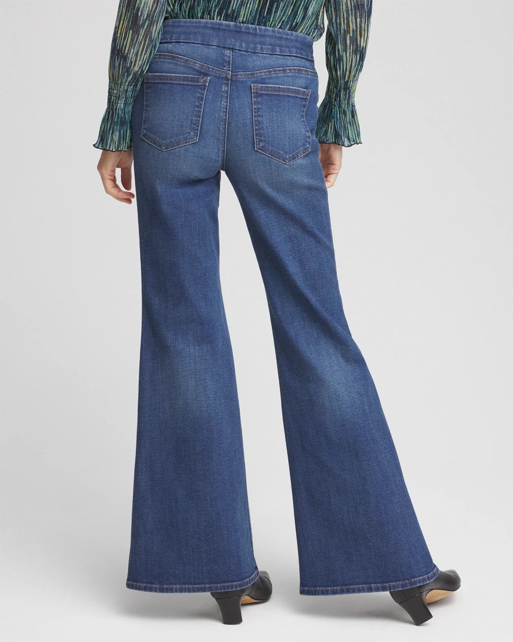 Petite Pull On Flare Jeggings