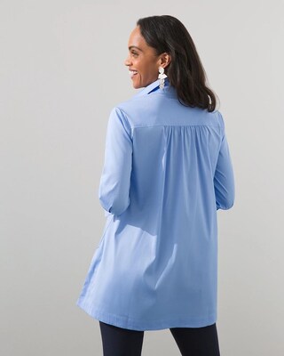 Poplin Side Slit Shirt