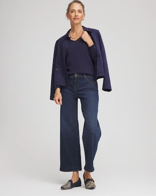 Ella V-Neck Pullover Sweater click to view larger image.