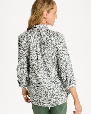 Printed No Iron Stretch Shirt click to view larger image.