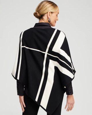 Reversible Triangle Sweater Poncho