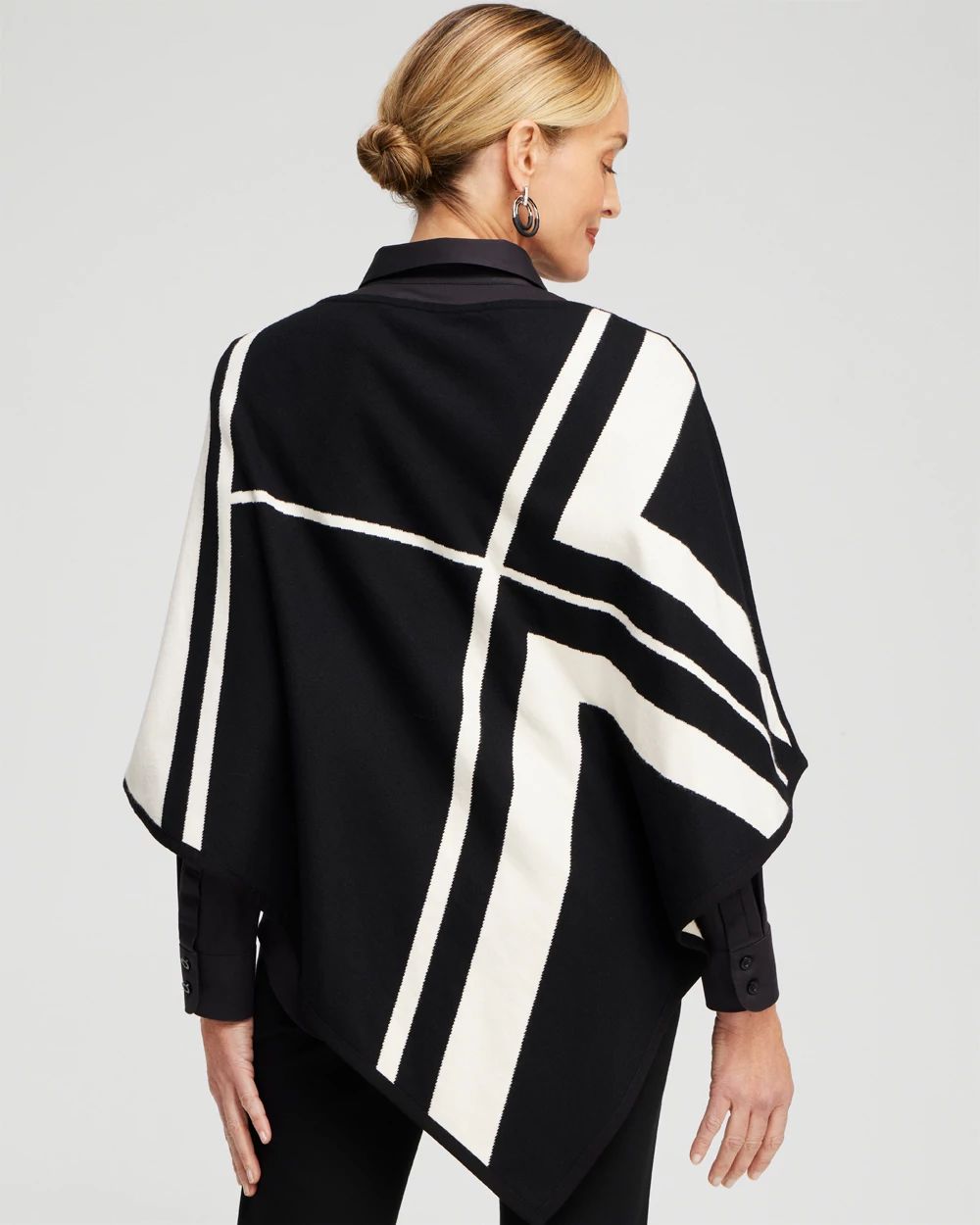 Reversible Triangle Sweater Poncho