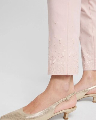 Brigitte Sequined Slim Ankle Pants click to view larger image.