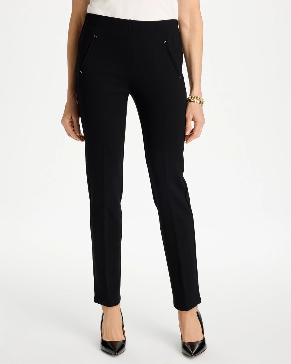Petite Juliet Slim Trim Detail Pants