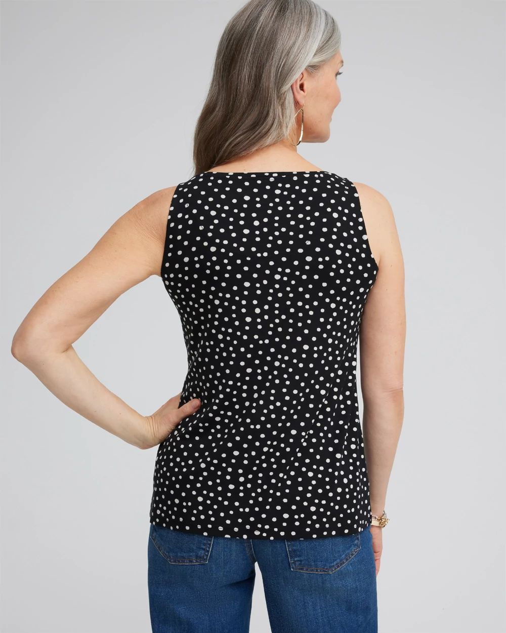 Touch of Cool™ Polka Dot Polished Tank