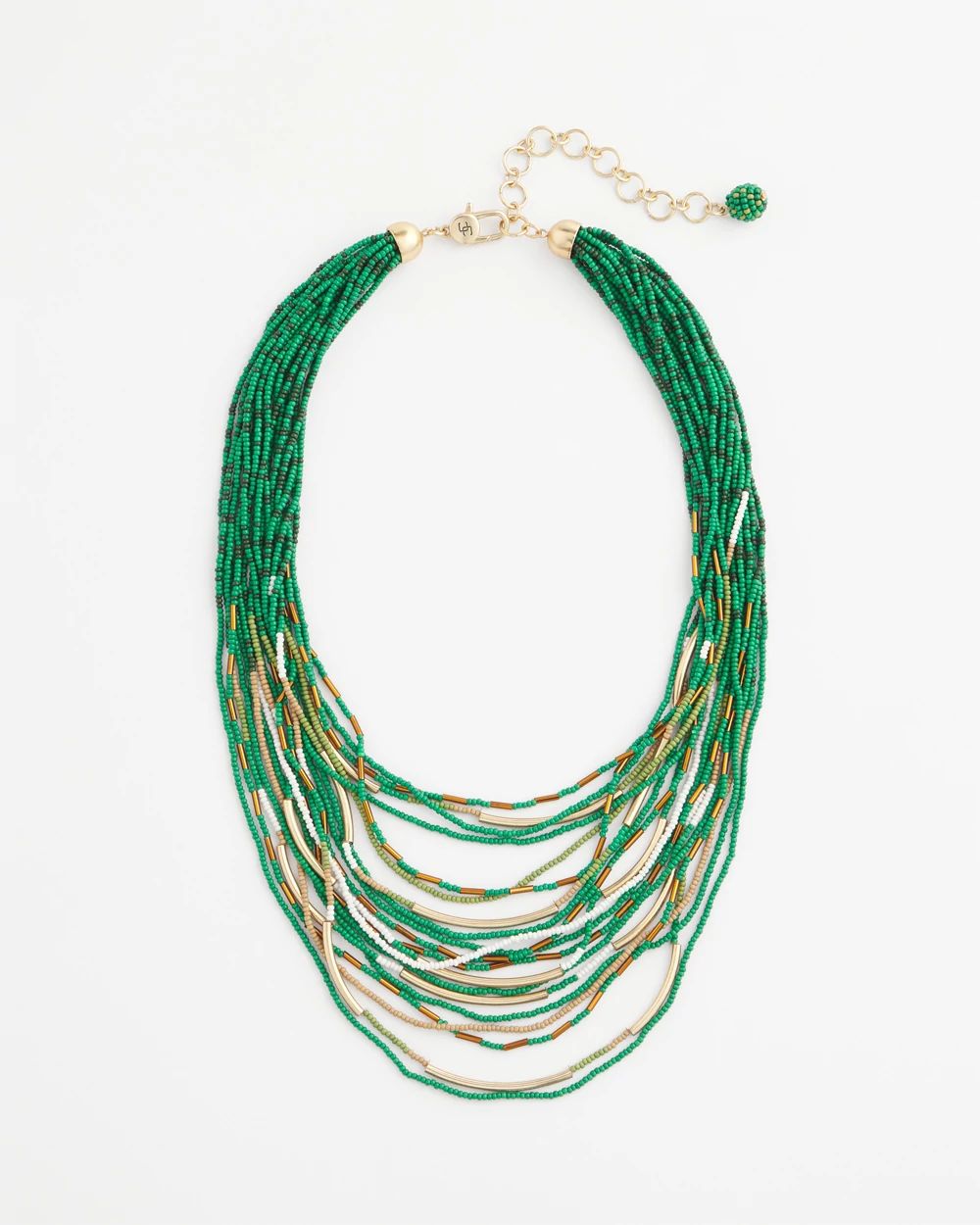 Layered Seed Bead Necklace