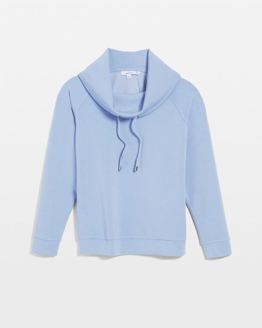 Zenergy® Scuba Cowl Neck Pullover Top