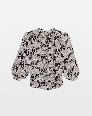 Caviar Bead Georgette Blouse click to view larger image.