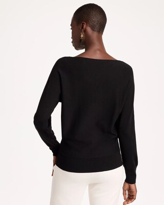 Embroidered Ella Pullover Sweater click to view larger image.
