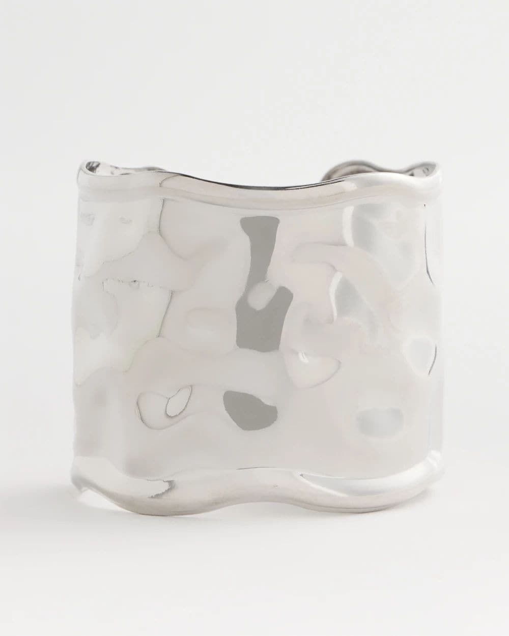 Silvertone Statement Cuff Bracelet