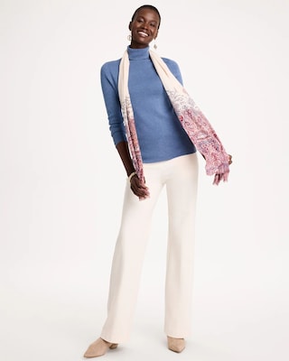 Ella Button Cuff Turtleneck Sweater click to view larger image.