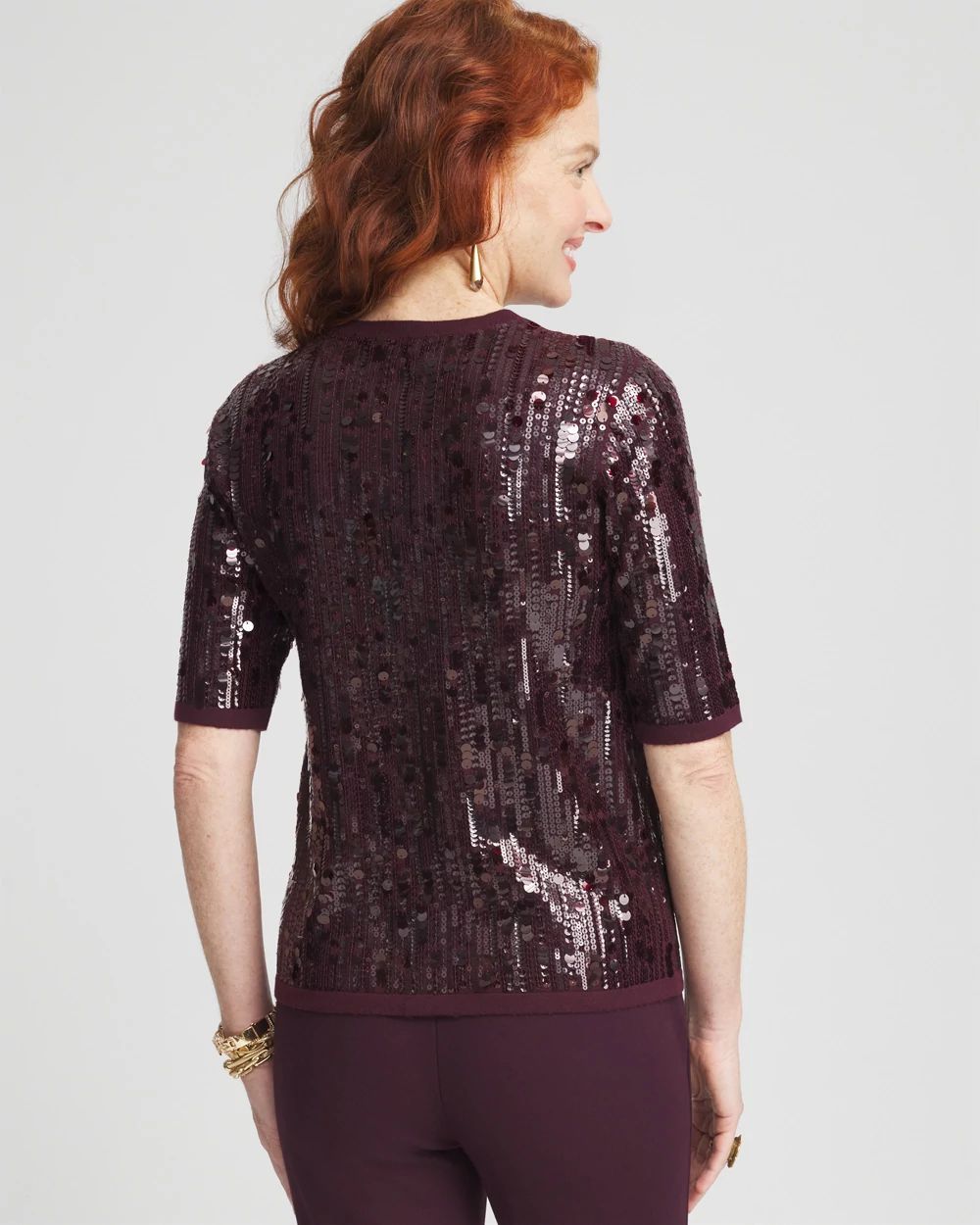 Sequin Pullover Sweater