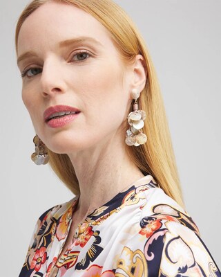 No Droop™ Neutral Shell Earrings