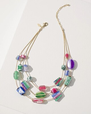 Beaded Multi-Strand Necklace