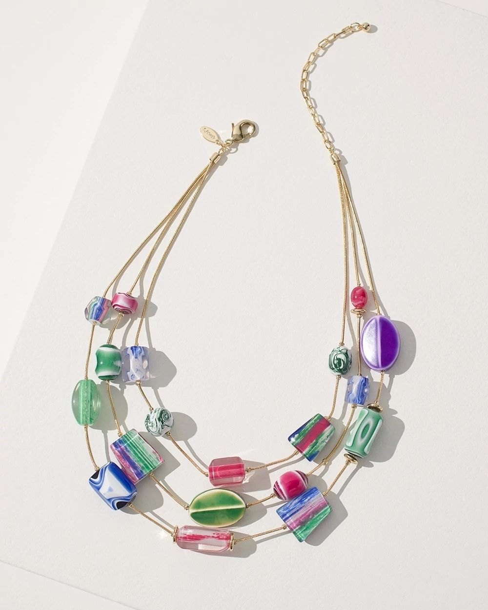 Beaded Multi-Strand Necklace