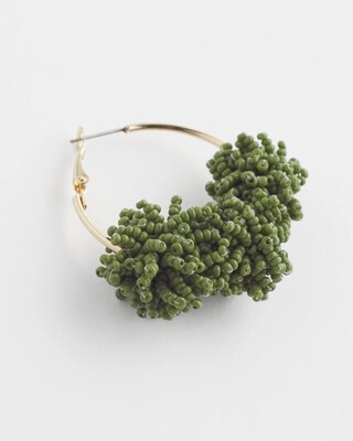No Droop™ Seed Bead Cluster Earring