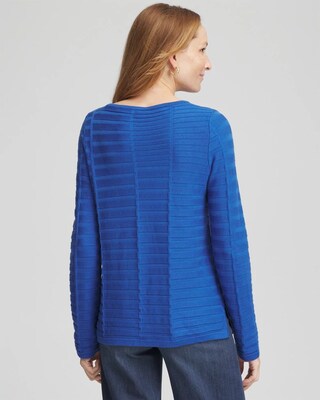 Boat Neck Pullover Sweater click to view larger image.