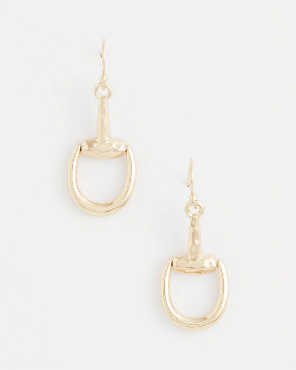 No Droop® Equestrian Horsebit Drop Earrings