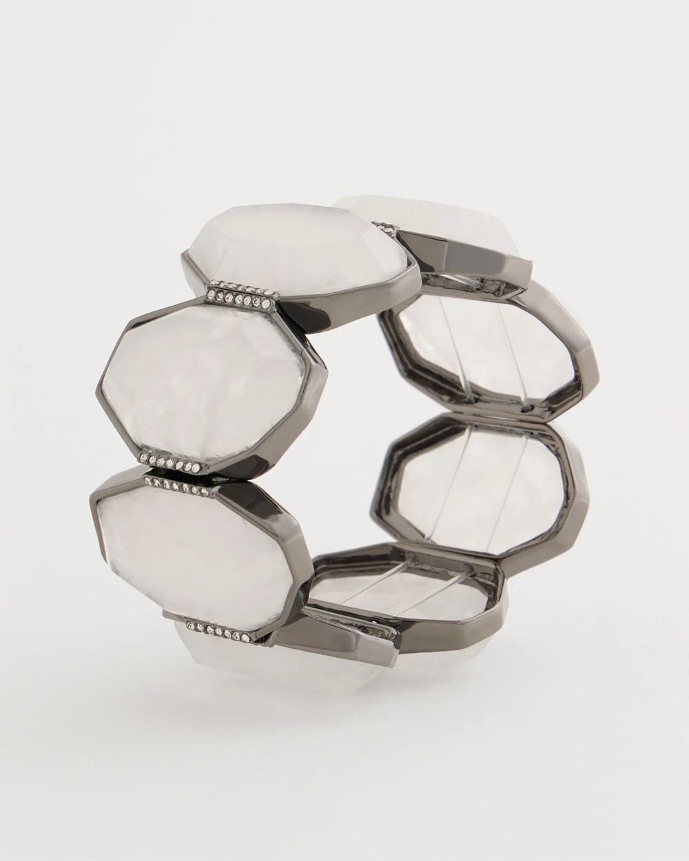 Quartz Stone Stretch Bracelet
