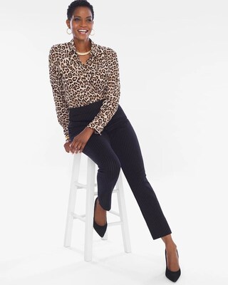 Silky Soft Leopard-Print Shirt