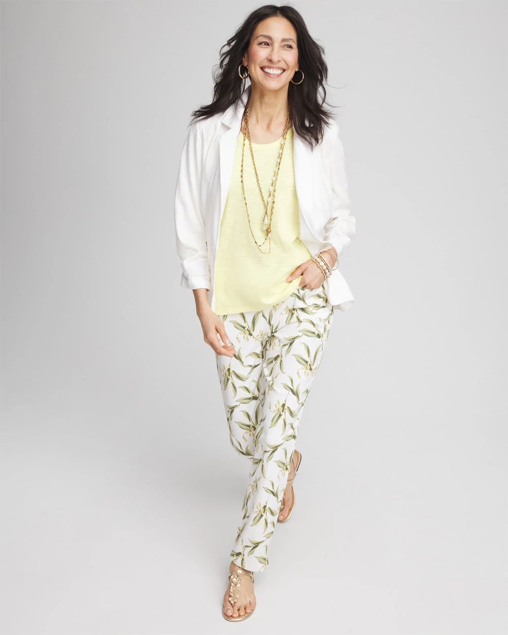 Slub 3/4-Sleeve Tee