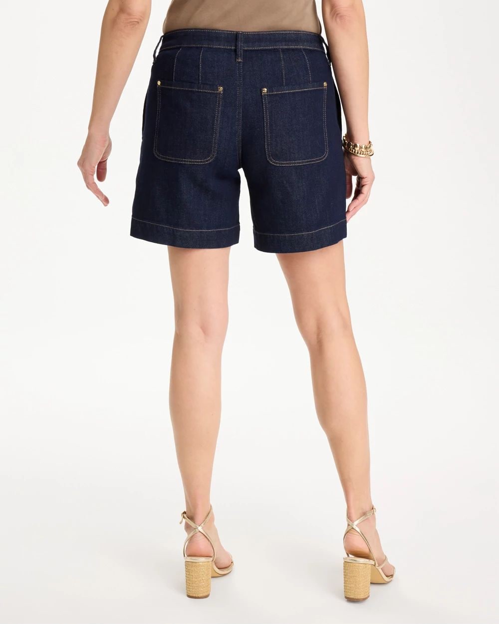 Denim Trouser Shorts click to view larger image.