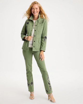 Embellished Utility Field Jacket click to view larger image.