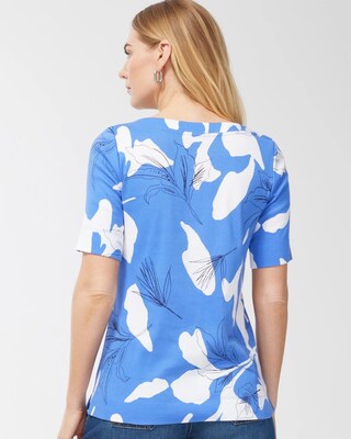 Pima Everyday Tropical Print Tee