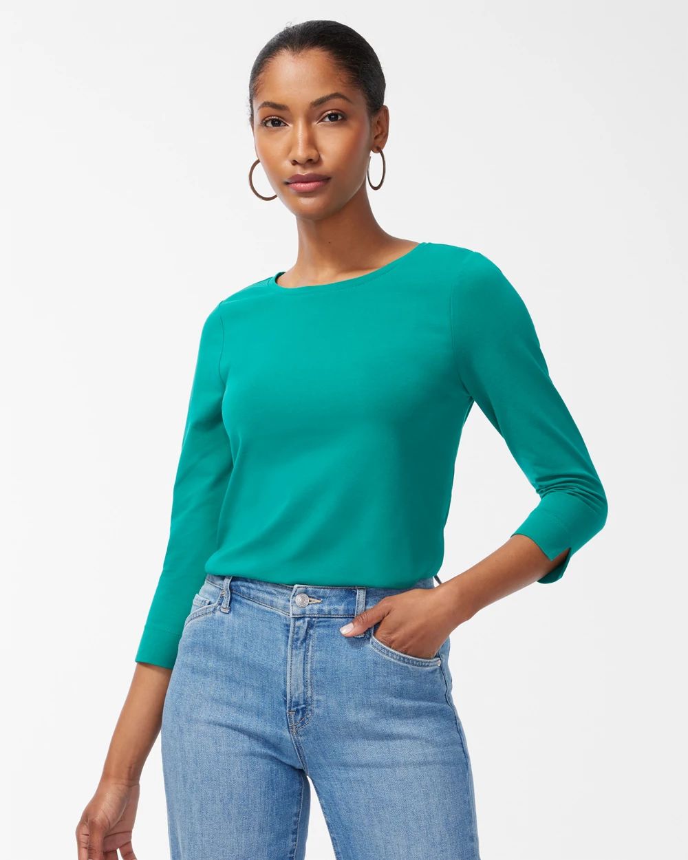 3/4 Sleeve Perfect Tee