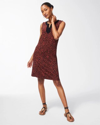 Travelers Diamond Print Kurta Dress