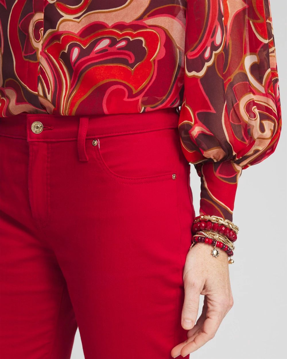 Petite Girlfriend Flare Jeans