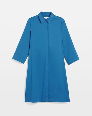 No Iron™ Shirt Dress click to view larger image.