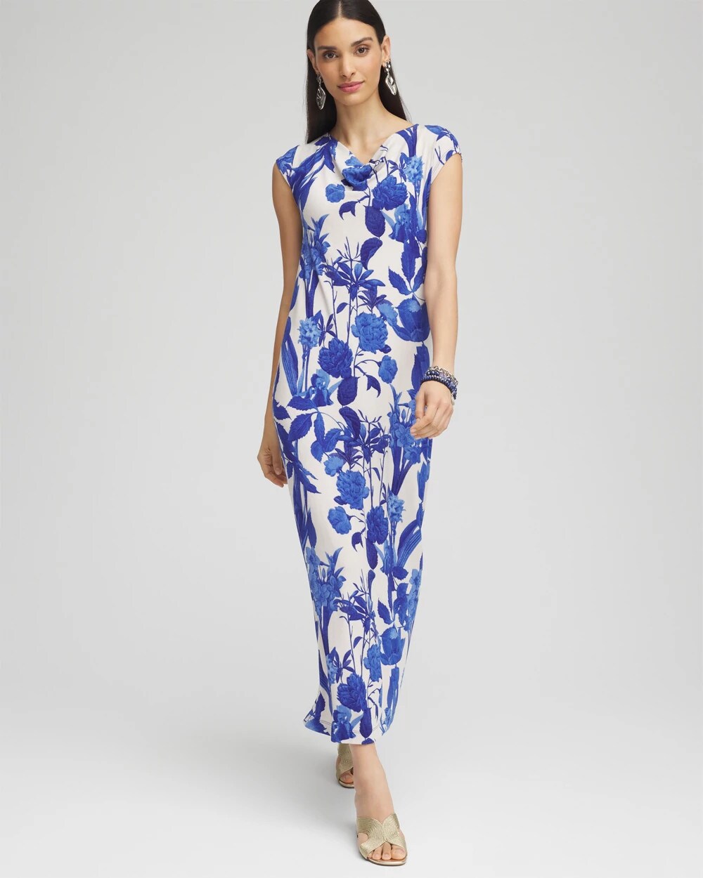 Travelers™ Cowl Neck Maxi Dress
