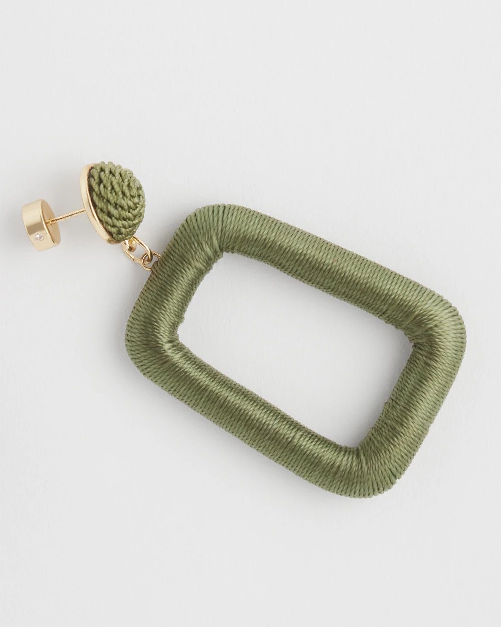 No Droop™ Green Square Hoops