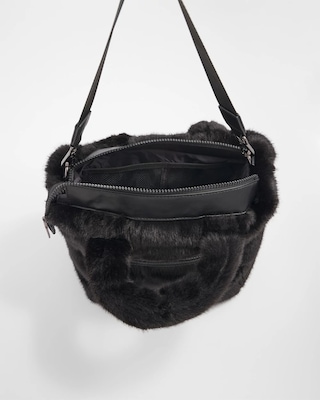 Faux Fur Puffer Tote click to view larger image.