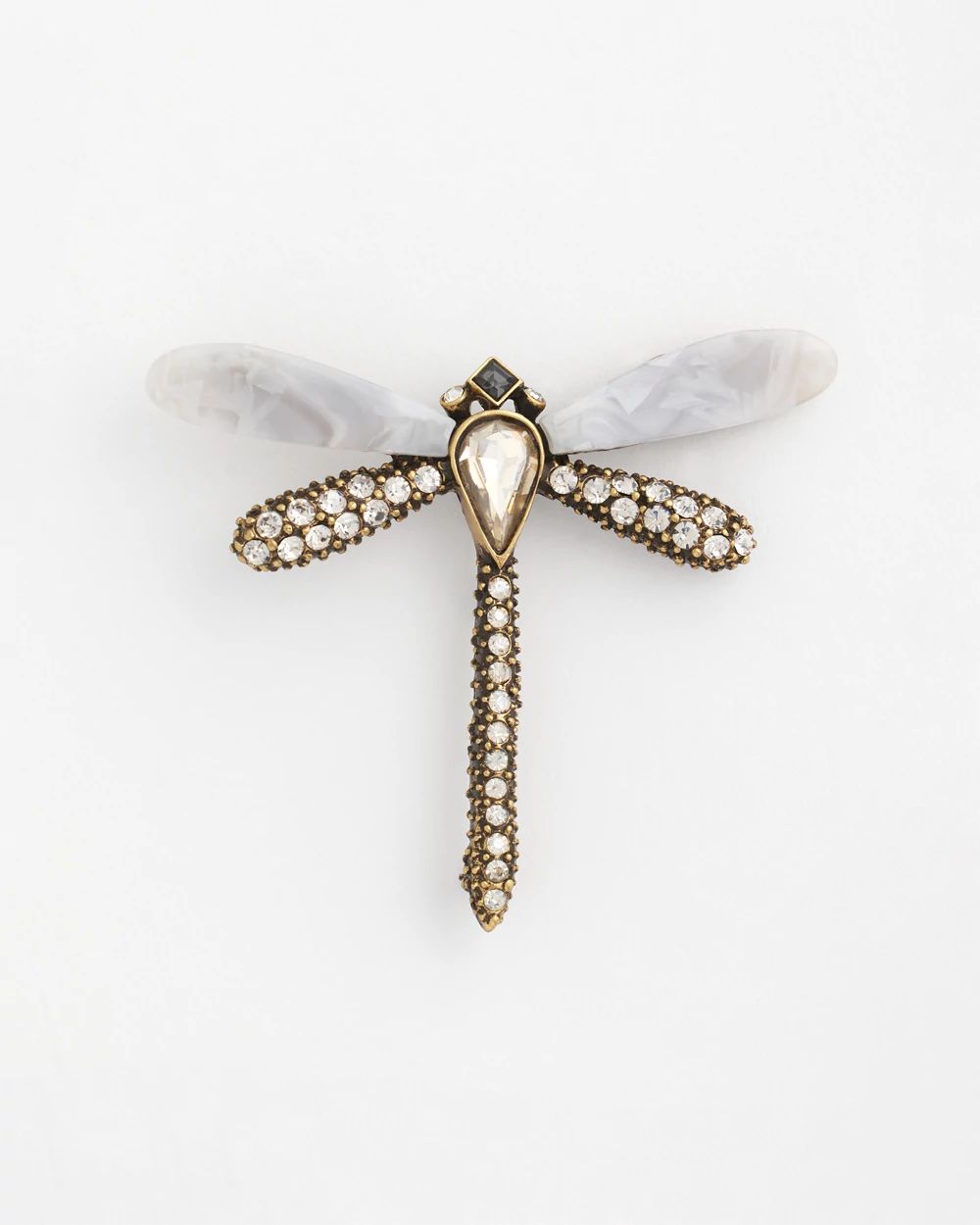 Sparkling Dragonfly Brooch