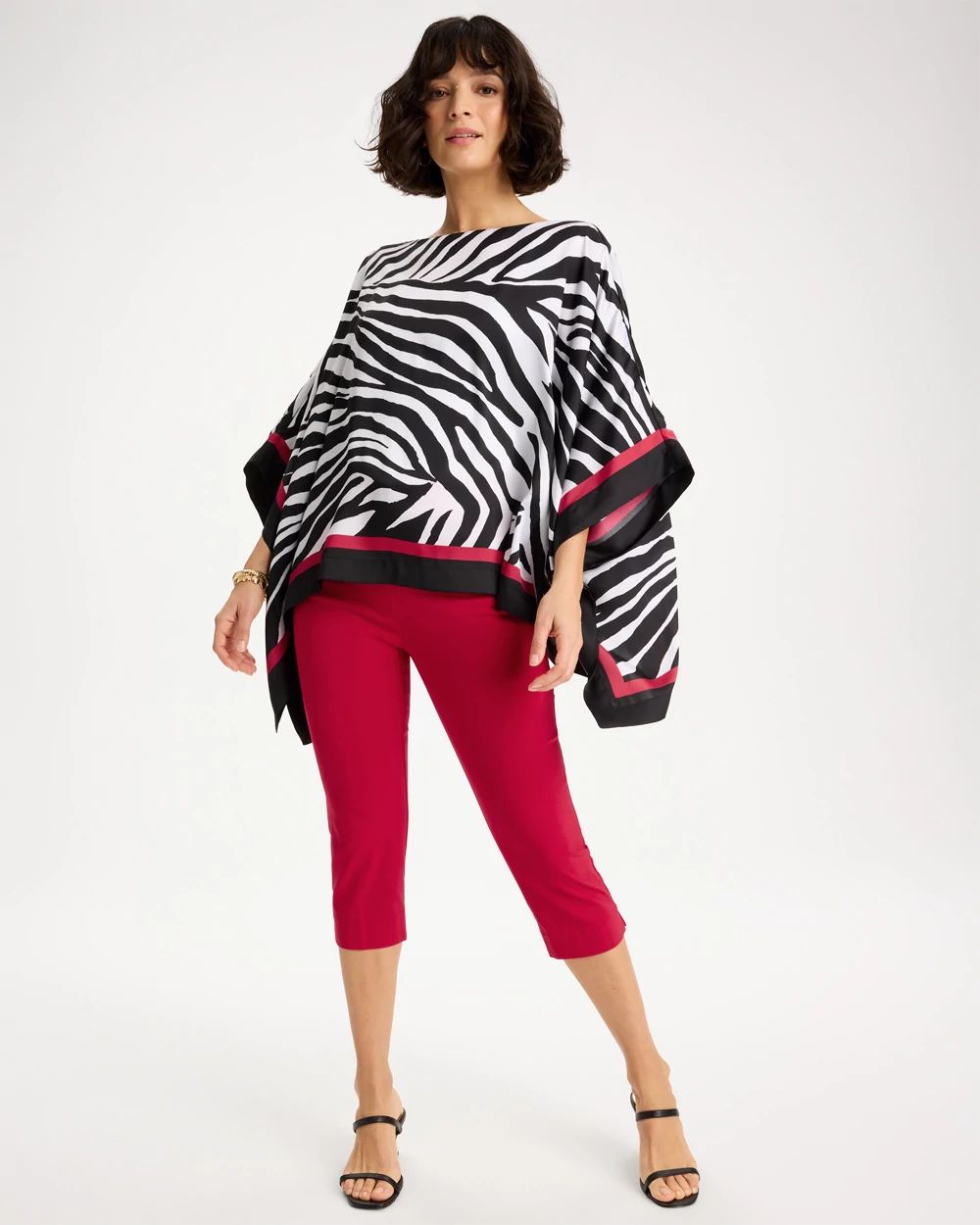 Brigitte™ Slim Rivet Pull-On Capri Pant