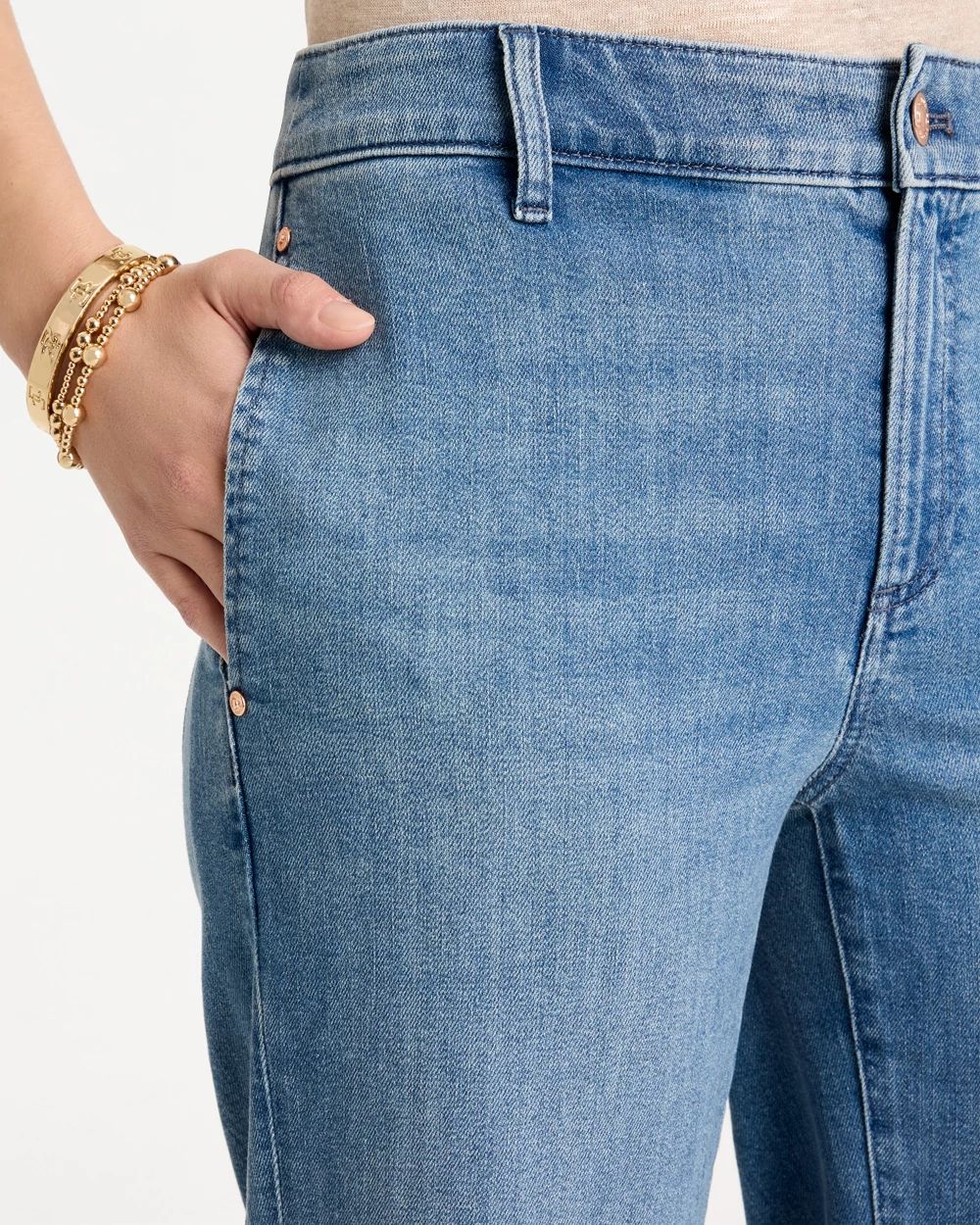 Straight Crop Trouser Jeans