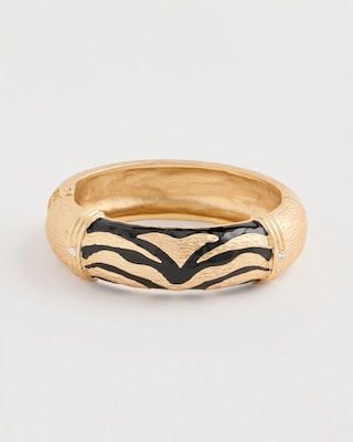 Tiger Hinge Cuff Bracelet