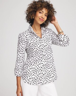 No Iron™ Polka Dot  Shirt