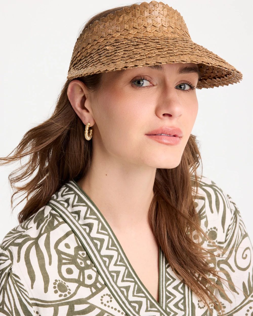 Chico's x Romi Santorini Visor Hat
