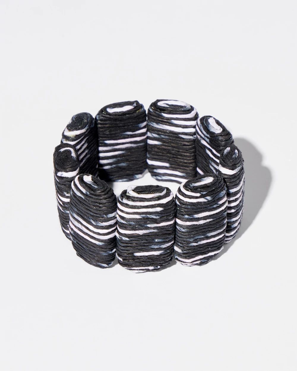 Black & White Stretch Bracelet