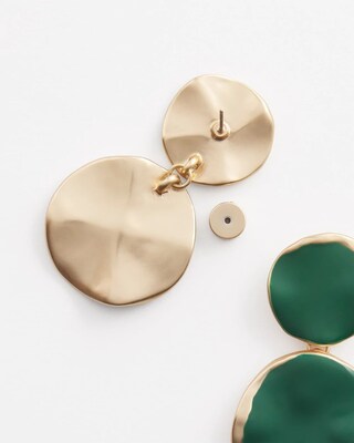 No Droop™ Juniper Round Drop Earrings