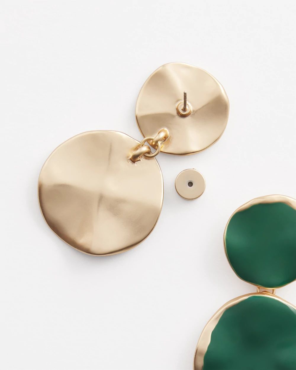 No Droop™ Juniper Round Drop Earrings