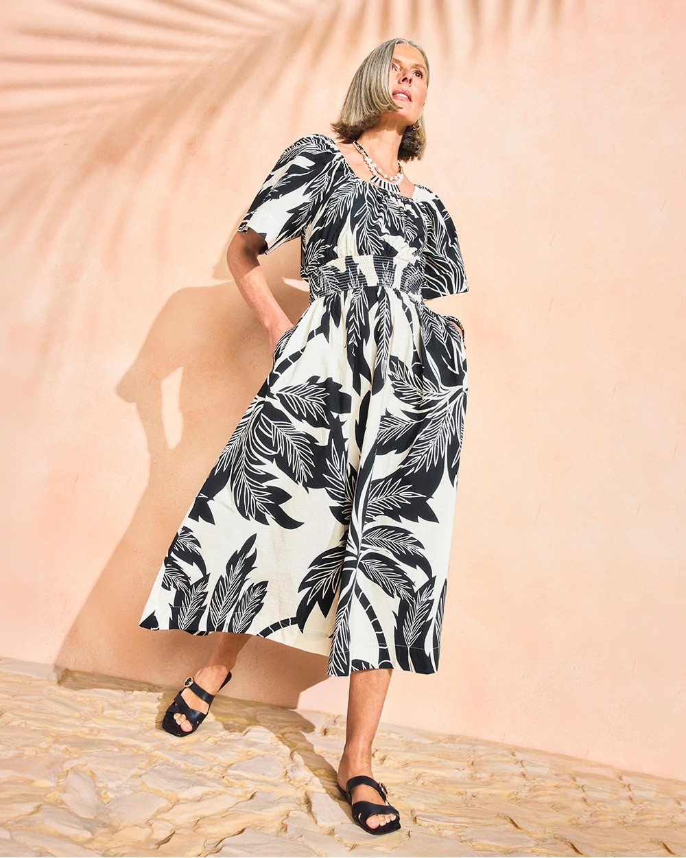 chicos maxi dresses Stretch-Jersey Maxi Dress