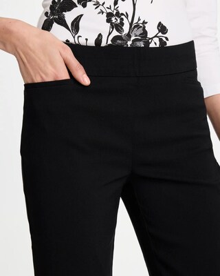 Brigitte™ Slim Rivet Pull-On Capri Pant click to view larger image.