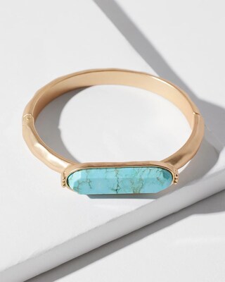 Turquoise Magnetic Hinge Bracelet