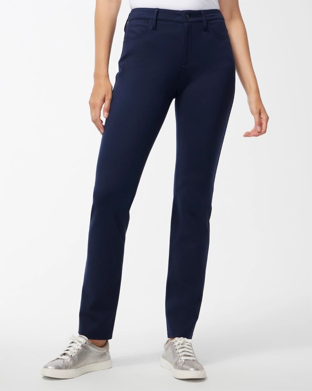 Ponte 5-Pocket Slim Pants
