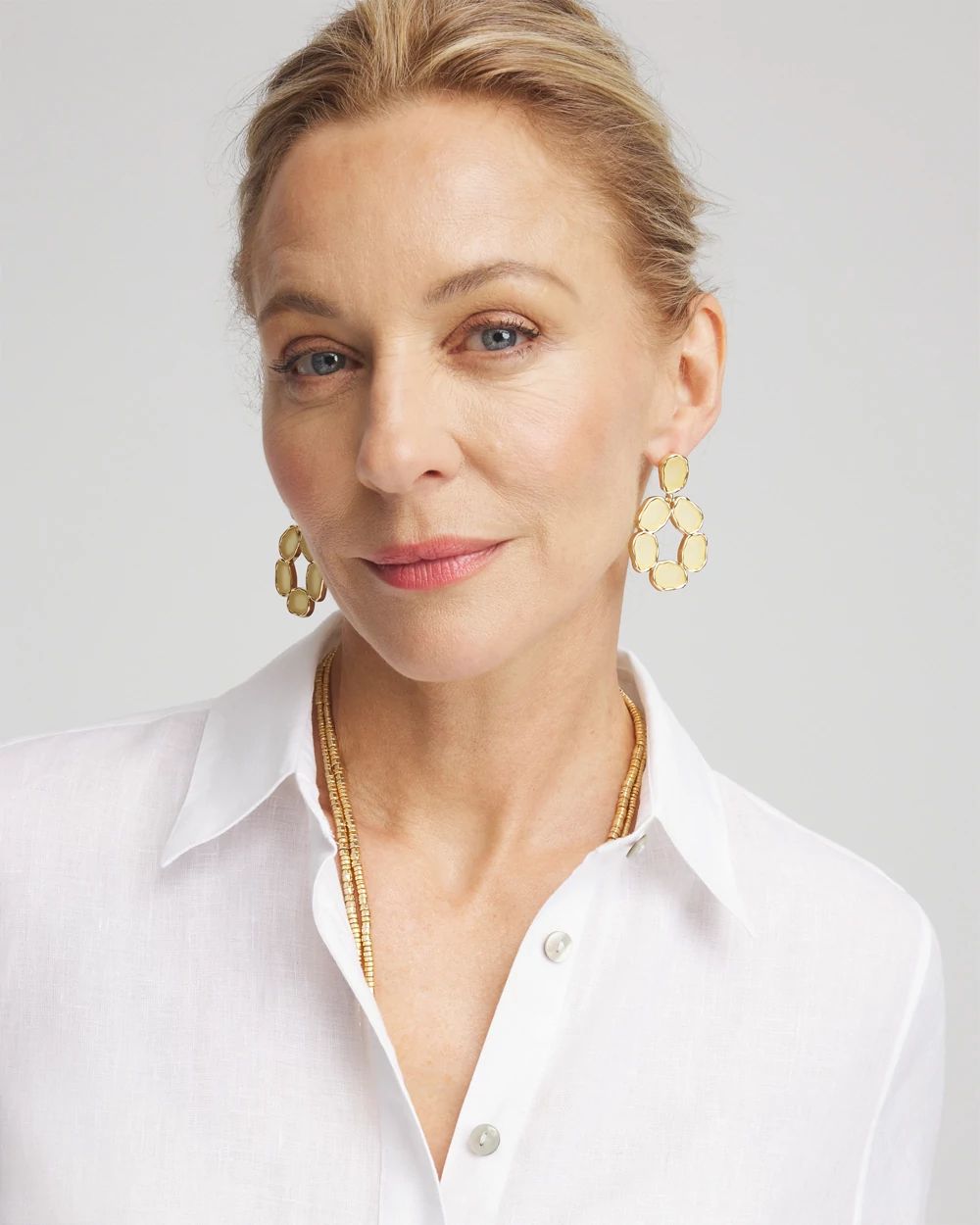 No Droop® Yellow Drop Earrings
