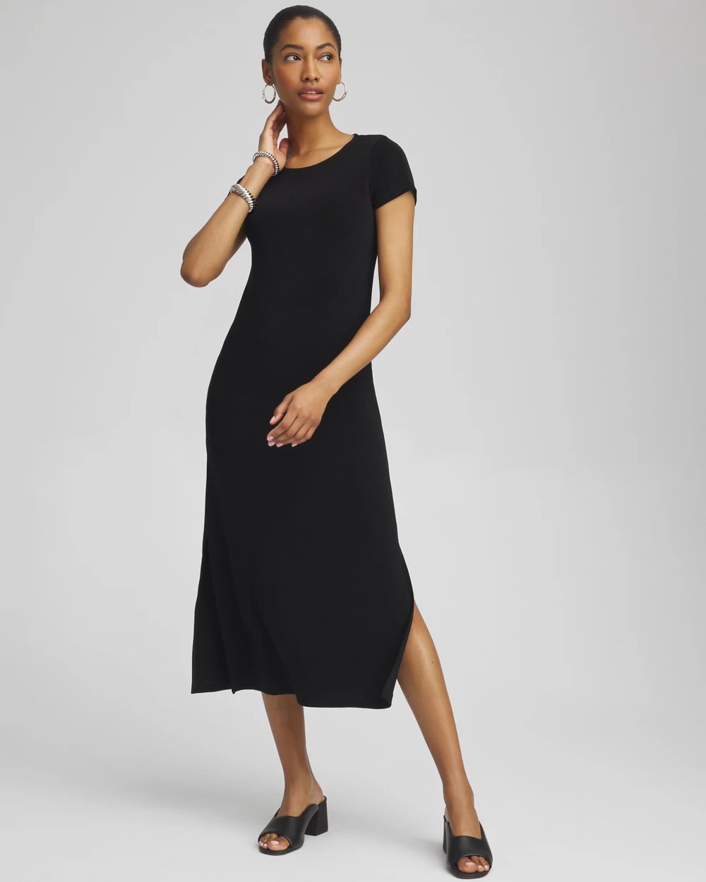chico's black maxi dress Chico's | Women's Black Long Maxi Dress
